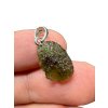 Silber Moldavit Anhänger 1,13g