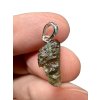 Silber Moldavit Anhänger 0,7g
