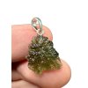 Silver moldavite pendant 1,1g