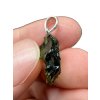Silver moldavite pendant 1,4g