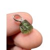 Silver moldavite pendant 0,5g
