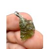 Silber Moldavit Anhänger 1,2g