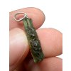 Silber Moldavit Anhänger 1,2g