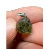 Silber Moldavit Anhänger 0,8g