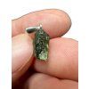 Silber Moldavit Anhänger 0,8g