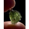 Silver moldavite pendant 0,8g
