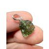 Silver moldavite pendant 0,8g