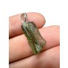 Silber Moldavit Anhänger 1,4g