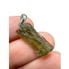 Silber Moldavit Anhänger 1,4g