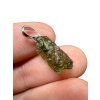 Silber Moldavit Anhänger 1g