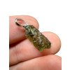 Silver moldavite pendant 1g