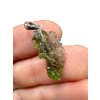 Silver moldavite pendant 1,1g