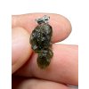 Silber Moldavit Anhänger 1,1g