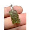 Silver moldavite pendant 1,3g