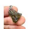 Silber Moldavit Anhänger 1,8g