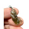 Silver moldavite pendant 1,3g