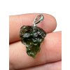 Silber Moldavit Anhänger 1,7g