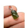 Silver moldavite pendant 1g