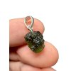 Silver moldavite pendant 1g