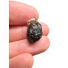 Silver moldavite pendant 2g