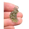 Silver moldavite pendant 2g