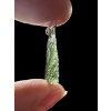 Silver moldavite pendant 1,1g