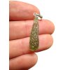 Silver moldavite pendant 1,1g
