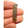 Silber Moldavit Anhänger 1,2g