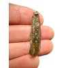 Silver moldavite pendant 2g