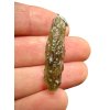 Silver moldavite pendant 2g