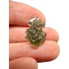 Silber Moldavit Anhänger 1,7g