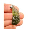 Silver moldavite pendant 4,3g