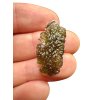 Silver moldavite pendant 2g