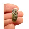 Silver moldavite pendant 2g