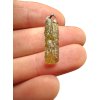 Silver moldavite pendant 0,9g