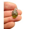 Silver moldavite pendant 1,4g