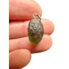 Silver moldavite pendant 1,6g