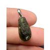 Silber Moldavit Anhänger 1,7g