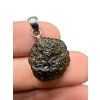 Silver moldavite pendant 2,7g