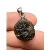 Silver moldavite pendant 2,7g