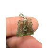 Silver moldavite pendant 0,8g