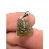 Silber Moldavit Anhänger 0,8g