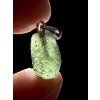 Silver moldavite pendant 0,9g