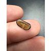 Moldavite bead with a 1.5 mm drilled hole – random piece