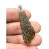 Silber Moldavit Anhänger 2,7g