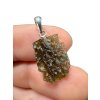 Silber Moldavit Anhänger 1,2g
