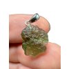 Silver moldavite pendant 1g