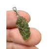 Silber Moldavit Anhänger 1,2g