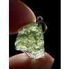 Silber Moldavit Anhänger 1,3g