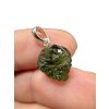 Silver moldavite pendant 1,3g